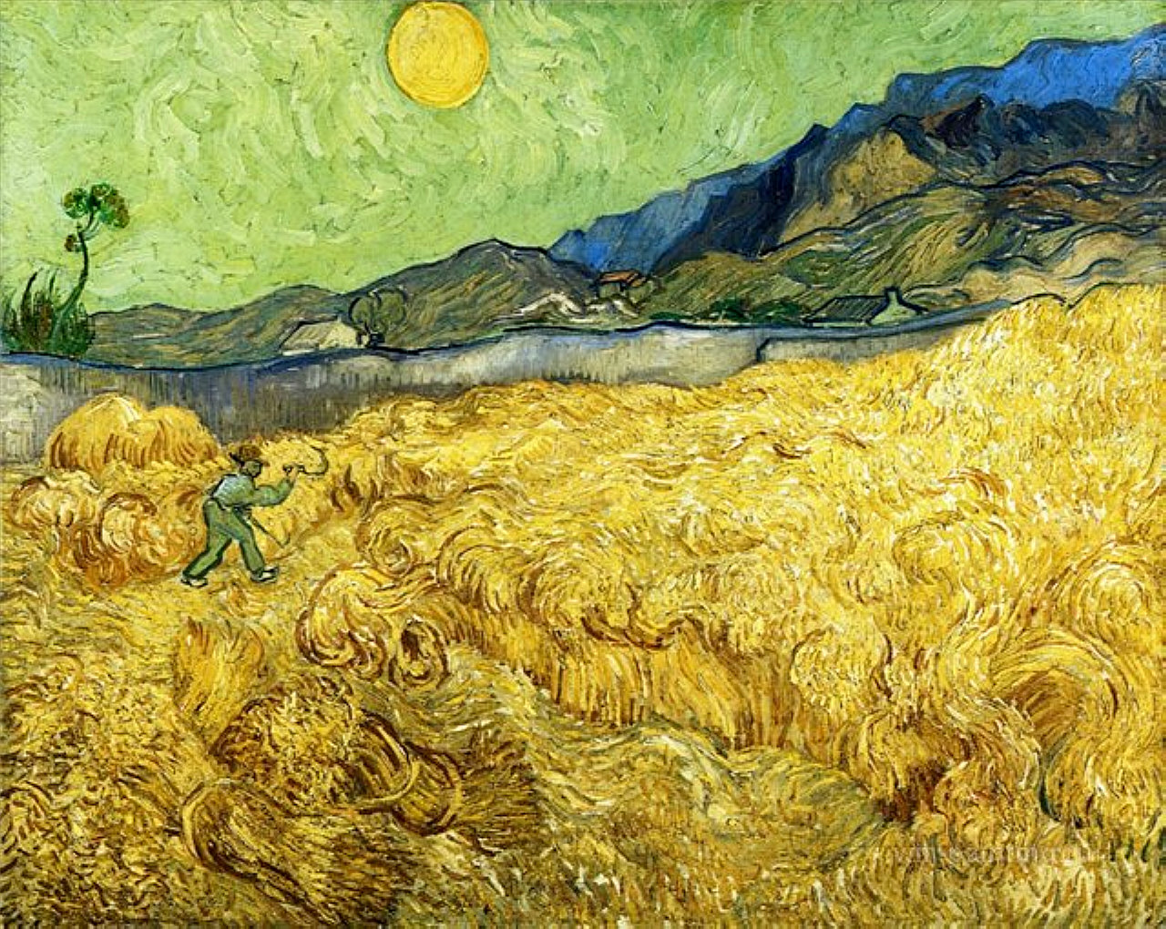 Vincent van Gogh, ZĚ‡niwiarz, 1889