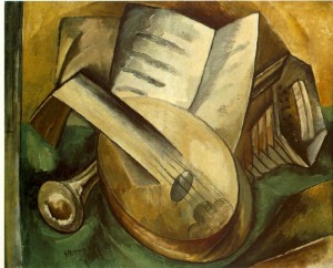 Georges Braque, Instrumenty muzyczne, 1908