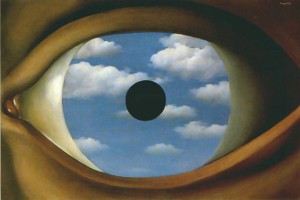 Rene Magritte, FaĹ‚szywe lustro, 1928