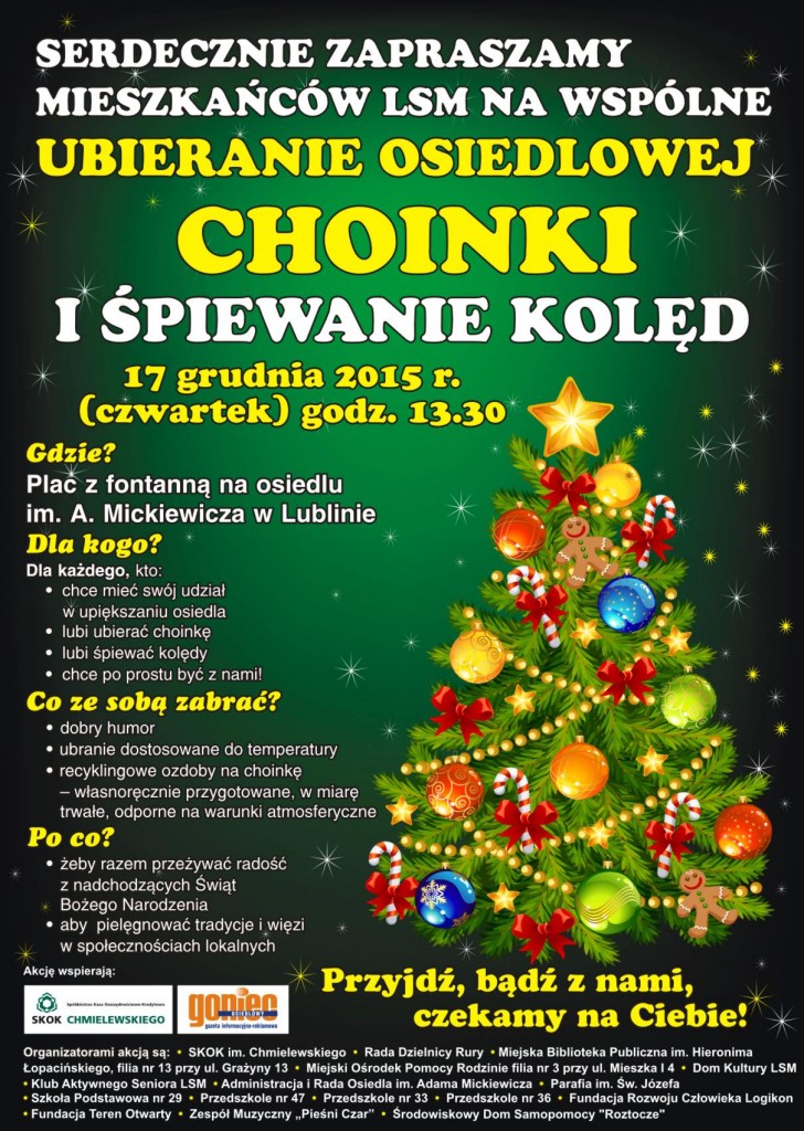 plakat A3 Choinka 2015